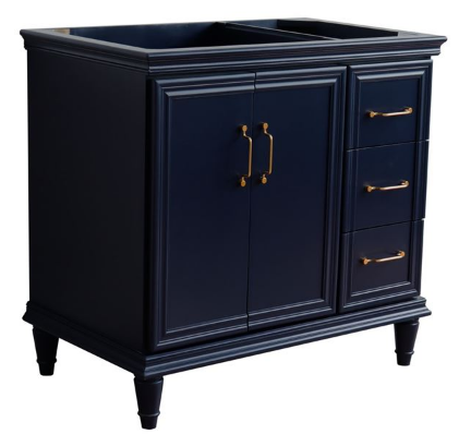 Bellaterra 400800-36L 36" Single Vanity Left Door- Cabinet Only