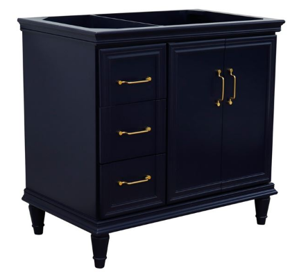 Bellaterra 400800-36R 36" Single Vanity Right Door- Cabinet Only