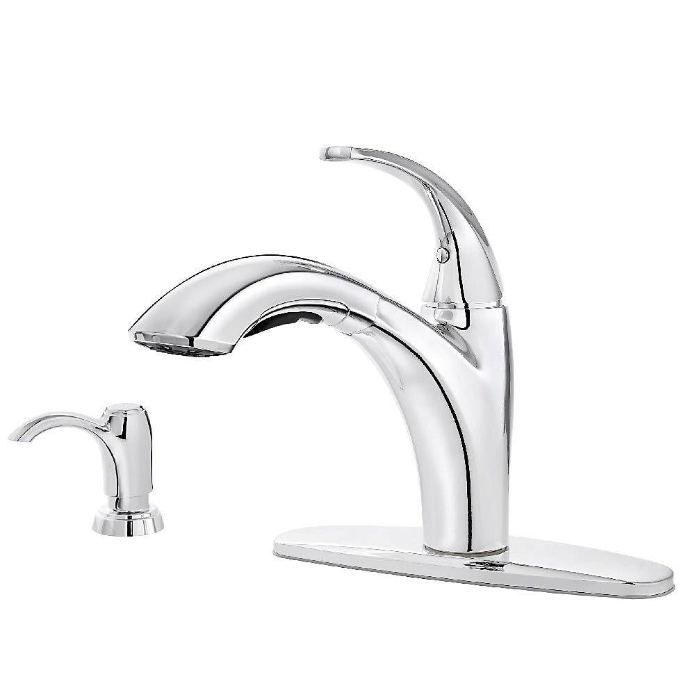Pfister F-534-P Selia 1-Handle, Pull-Out Kitchen Faucet