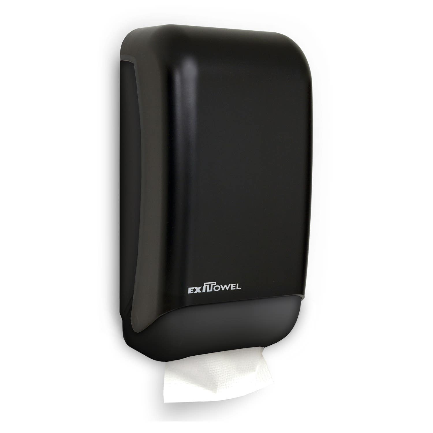 Palmer Fixture TD0177-02 Mini-Fold Towel Dispenser, Finish-Black Translucent