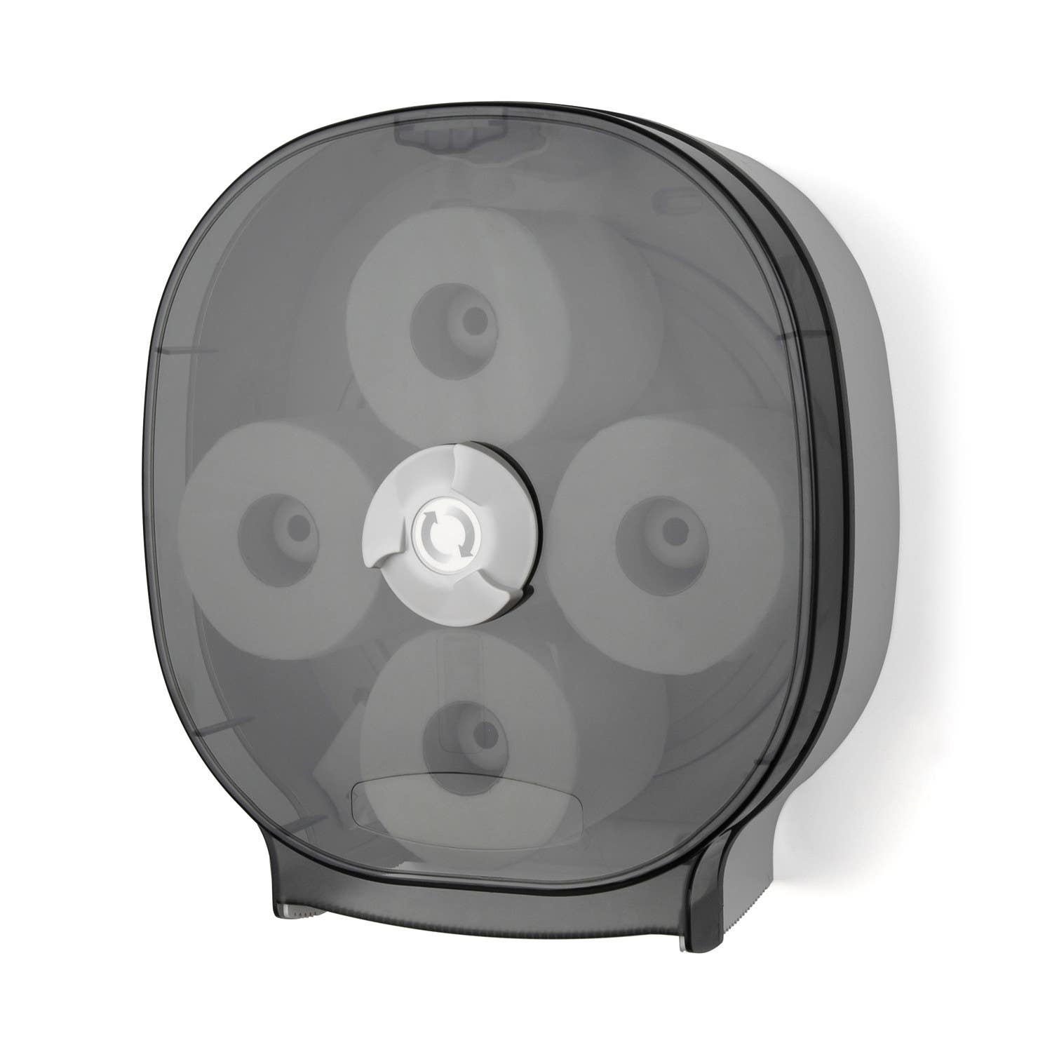 Palmer Fixture RD0044-01 4-Universal Roll Carousel Tissue Dispenser,Dark Translucent
