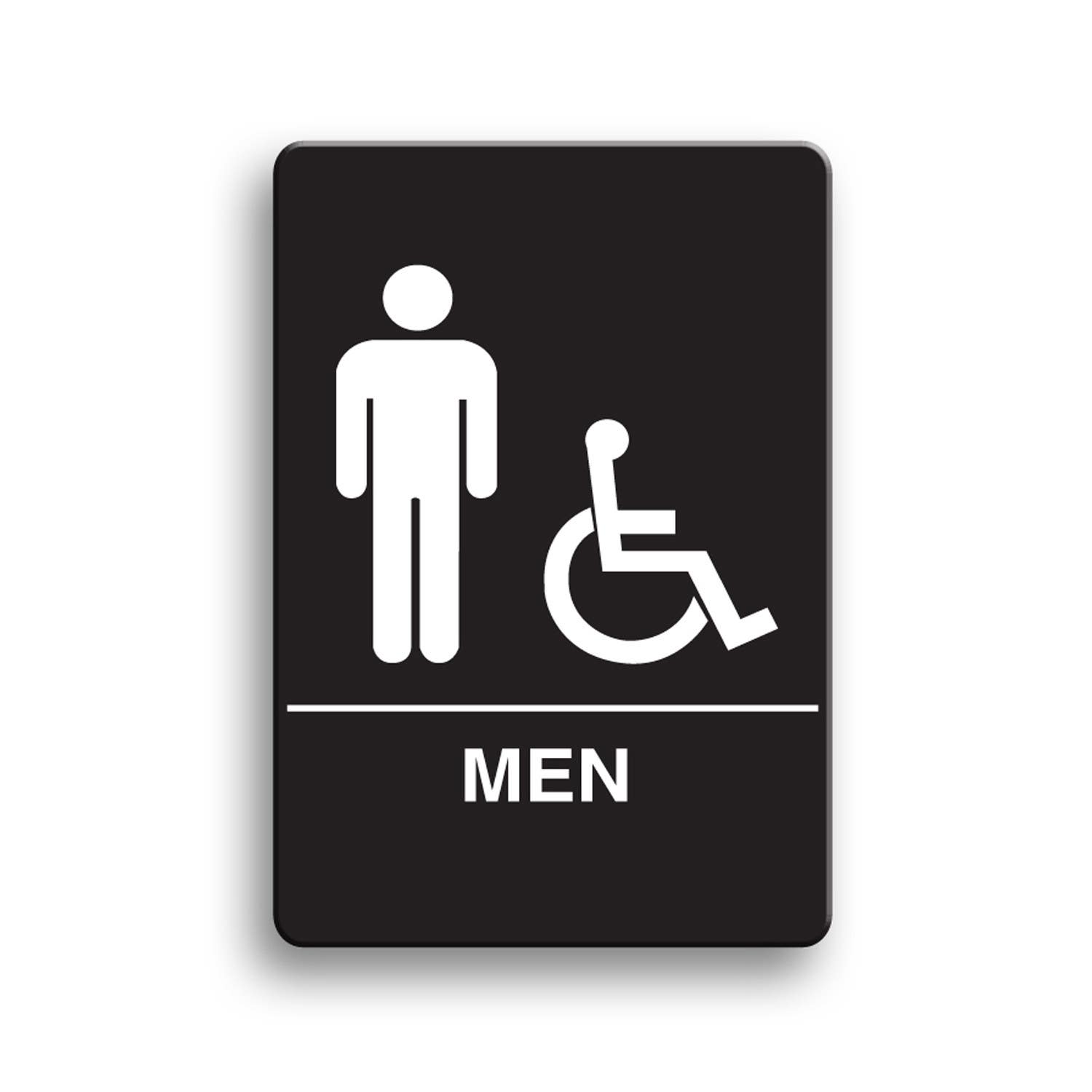 Palmer Fixture IS1002 Men's Accessible ADA Restroom Sign