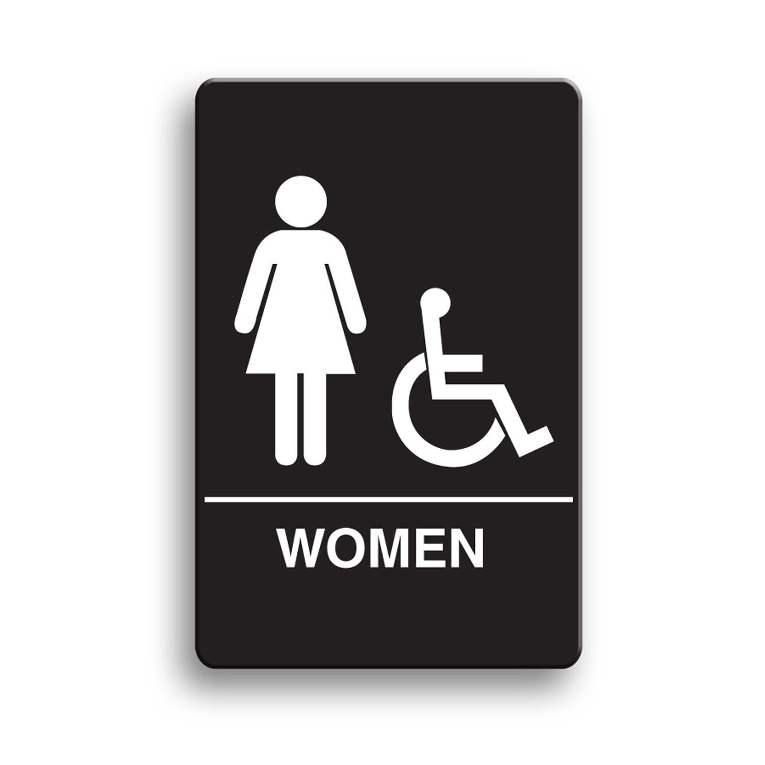Palmer Fixture IS1004 Women's Accessible ADA Restroom Sign