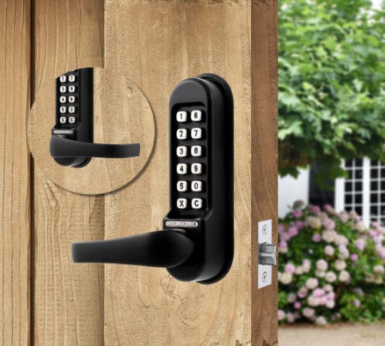 Codelocks 91181  CL515 Tubular Latchbolt, Marine Grade, (Code Free)Passage Function Gate Box Kit