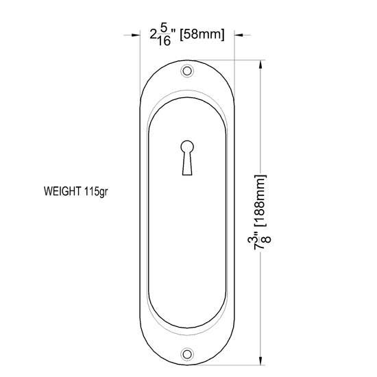 Gruppo Romi PD301 Plate with Bit Key