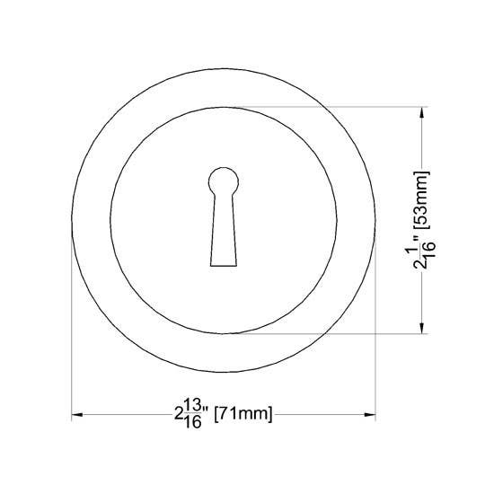 Gruppo Romi PD501/PD502/PD503/PD504 Round Plate