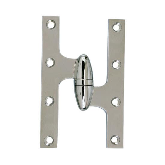 Gruppo Romi F1005 Olive Knuckle Solid Forged Brass Hinge, Size - 6.0" L x 3.87" W