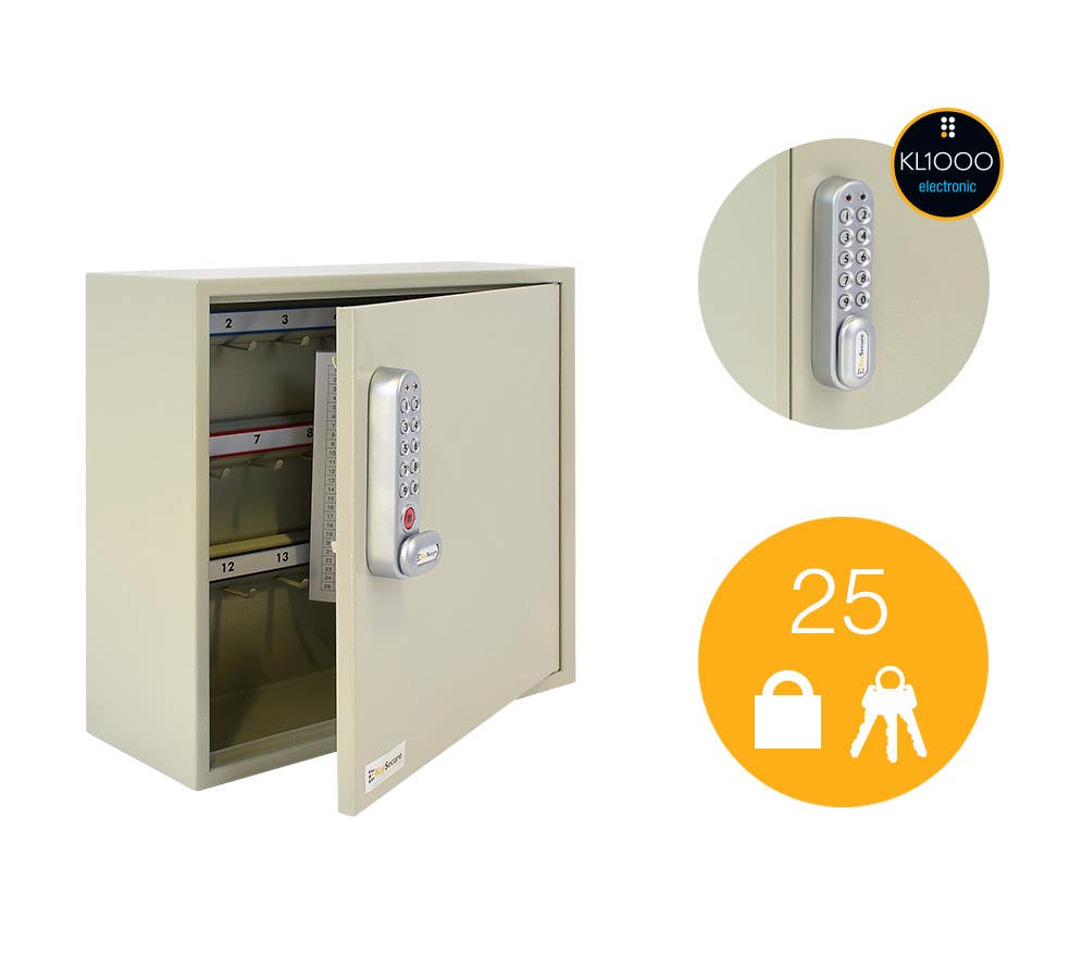 Codelocks 95551 25 Hook Padlock Cabinet, KSCL 0025 PD