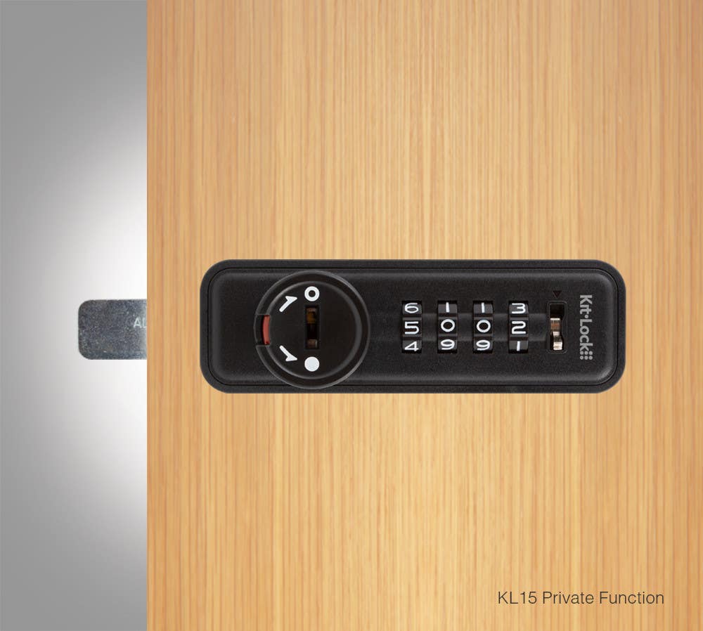 Codelocks KL15BK Mechanical Cabinet Lock