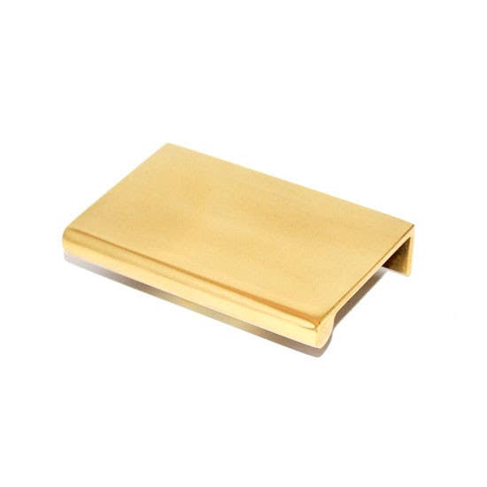 Gruppo Romi L103BR Solid Brass Edge Pull, Size - 1 1/2" L X 3" W