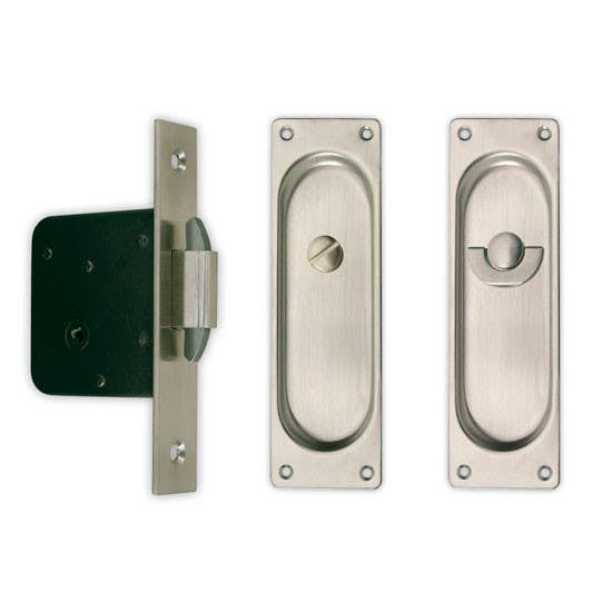 Gruppo Romi 6006S Latching Set for Pocket Door Lock - Square Plate