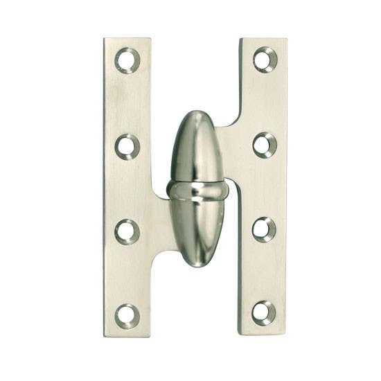 Gruppo Romi F1004W Olive Knuckle Solid Forged Brass Hinge with Washer, Size - 5.0" L x 3.25" W