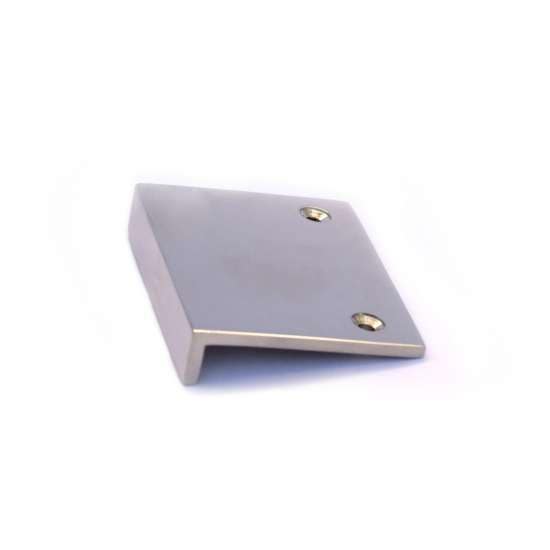 Gruppo Romi TL202BR L Solid Brass Edge Pull - 2" PROJ X 2 1/2 W"