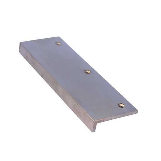 Gruppo Romi TL214BRR L Solid Brass Edge Pull - 2" PROJ X 14" W