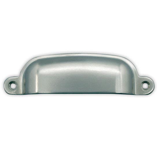 Gruppo Romi 586 Solid Brass Drawer Pull, Size - 3 18/25" L x 1" W