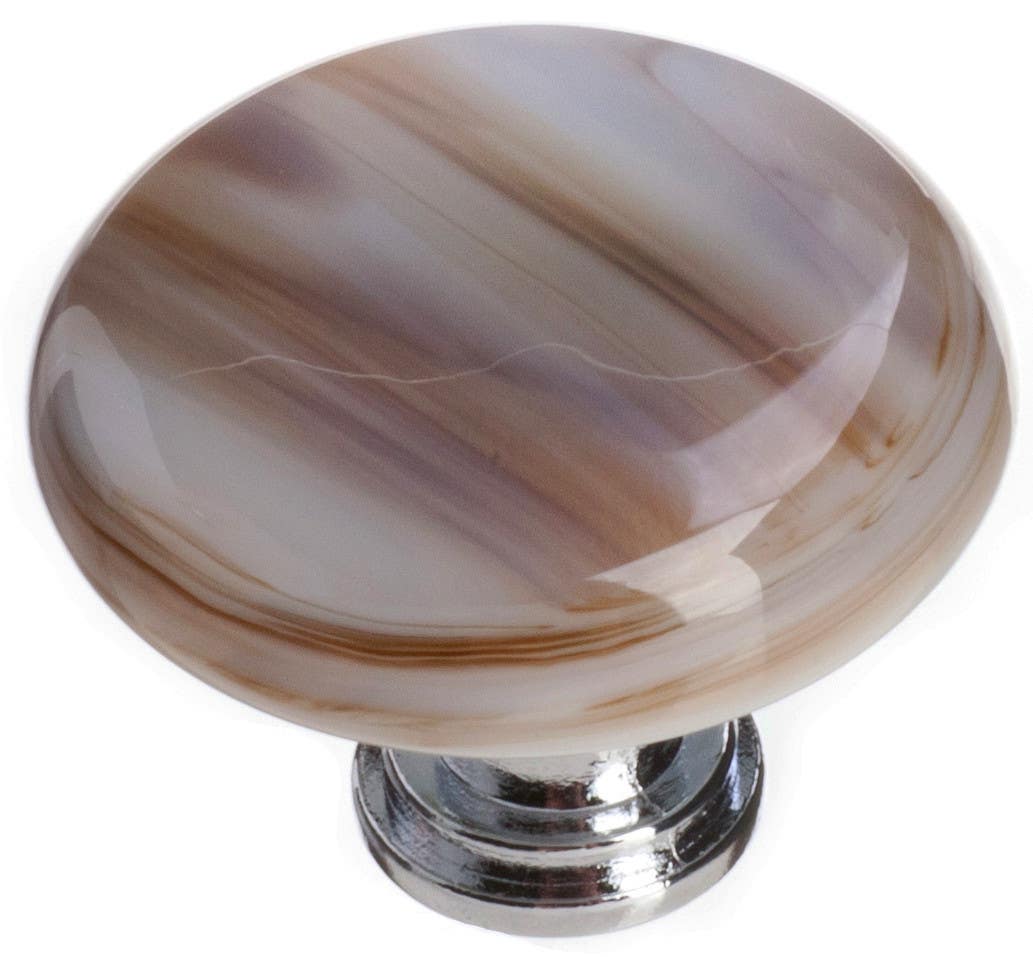 Sietto R Cirrus Round Glass Knob