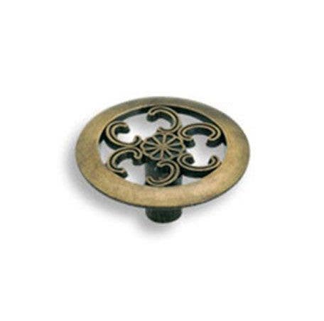 Amerock 890ABS Everyday Heritage Cabinet Knob, 1-1/2" Diameter, Antique Brass