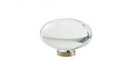 Amerock BP36651 Glacio Cabinet Knob, 1-3/4" Length