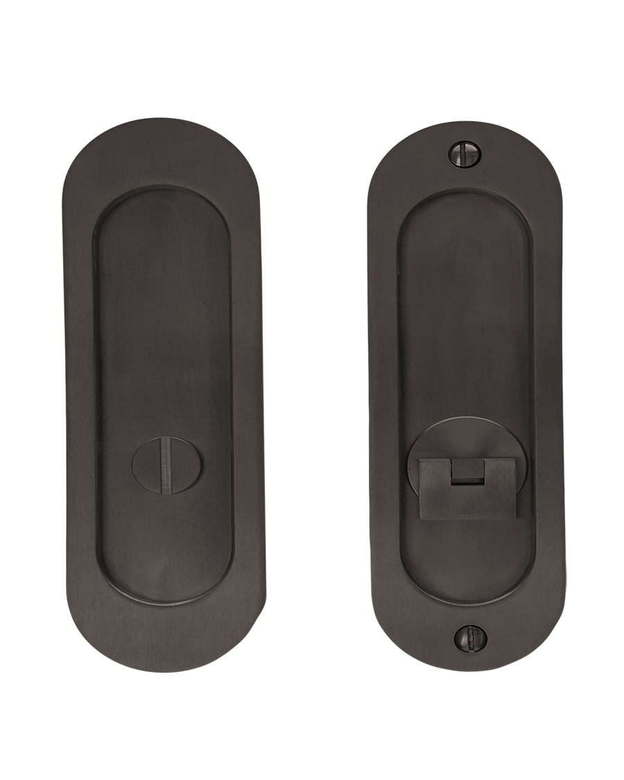 Linnea PL160R-DP-PR Round Pocket Door Privacy Latch