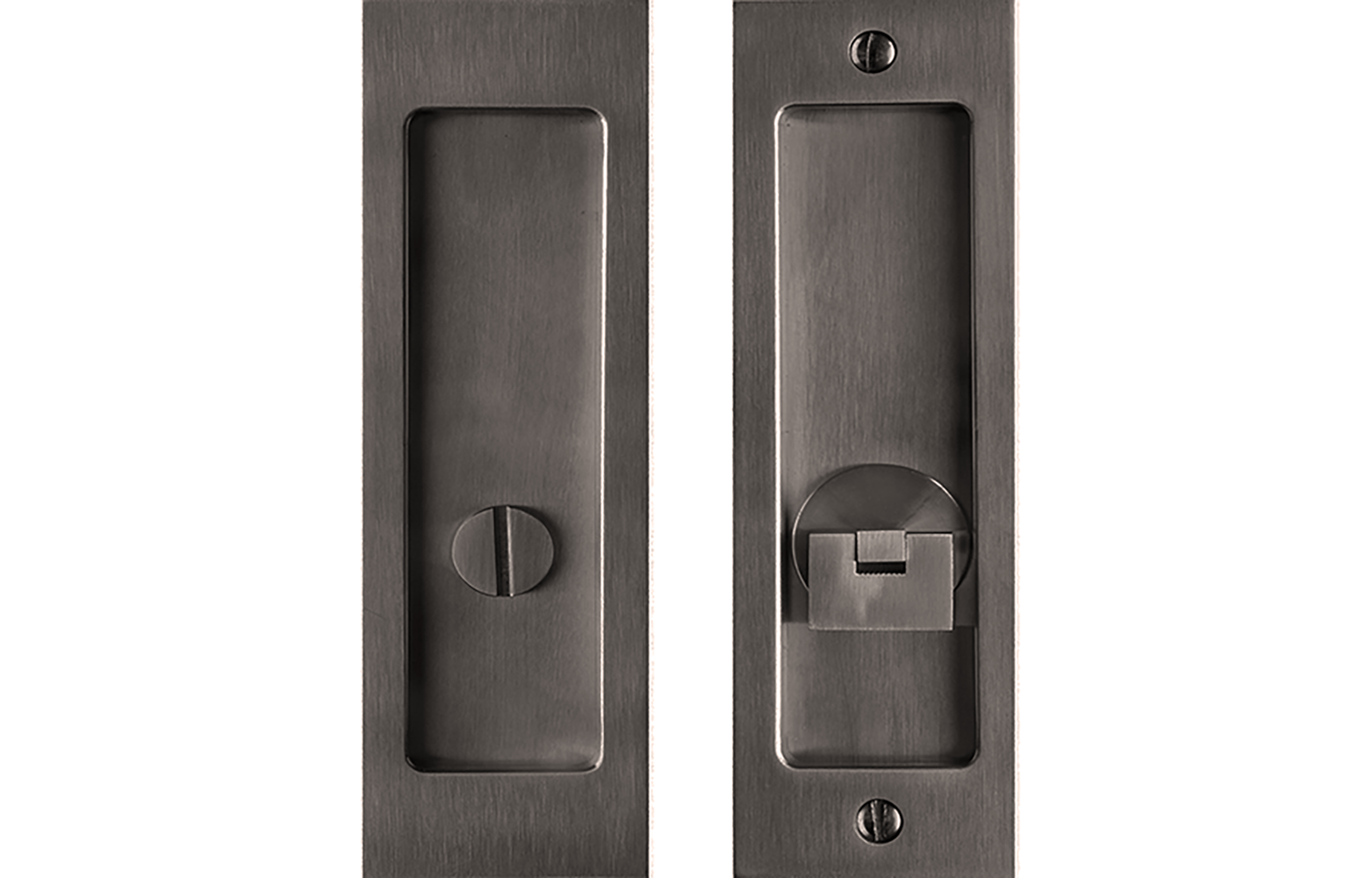 Linnea PL160S-DP-PR Square Pocket Door Privacy Latch