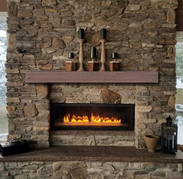 Pearl Mantels 367-48-68 Carolina Mantel Shelf,Trail Finish,48" Length