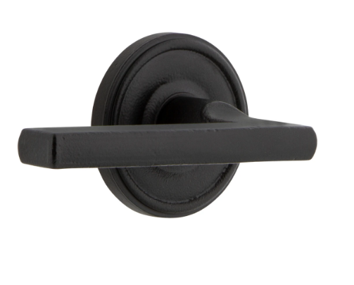 Ageless Iron LOCDRK Loch Rosette w/ Dirk Lever, Black Iron