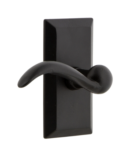 Ageless Iron VALTIN Vale Short Plate w/ Tine Lever, Black Iron