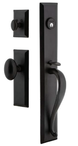 Ageless Iron KEPAGRVALAEG Keep One-Piece Handleset w/ A-Grip w/ Vale Plate & Aeg Knob