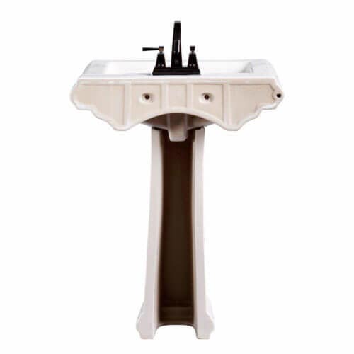 Fine Fixtures AS2619W Two-piece Pedestal