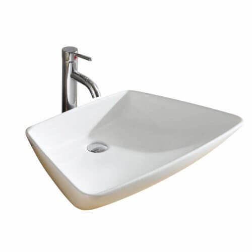 Fine Fixtures MV2718W Modern Irregular Vessel