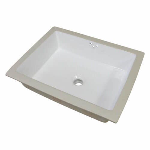 Fine Fixtures UM1 Drop-In and Undermount Sink in White