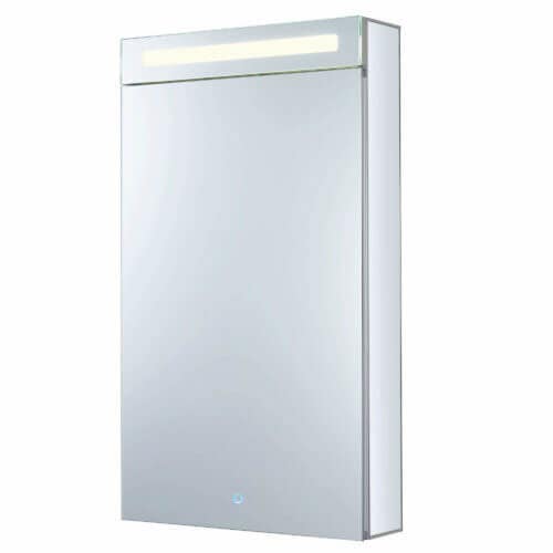 Fine Fixtures AMB Aluminum Top LED Medicine Cabinet