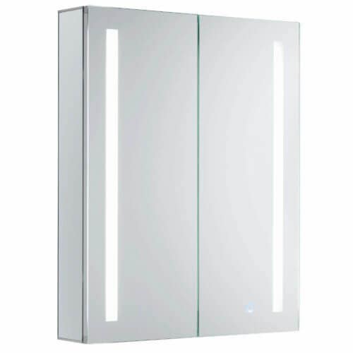 Fine Fixtures AMC24 Aluminum Vertical LED Medicine Cabinet