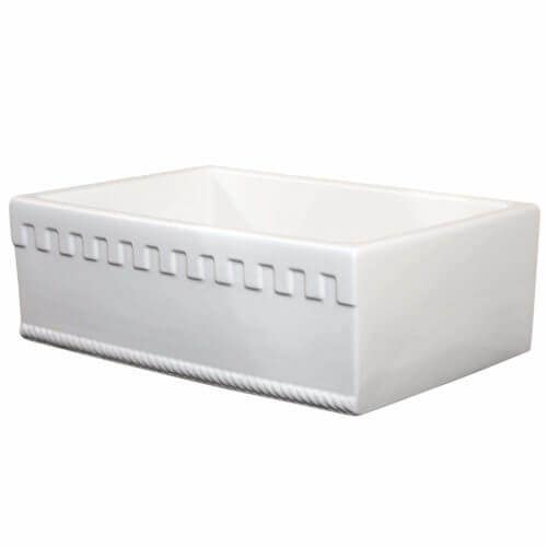 Fine Fixtures FC3018HA Hamwick Fireclay Kitchen Sinks in White - 28"