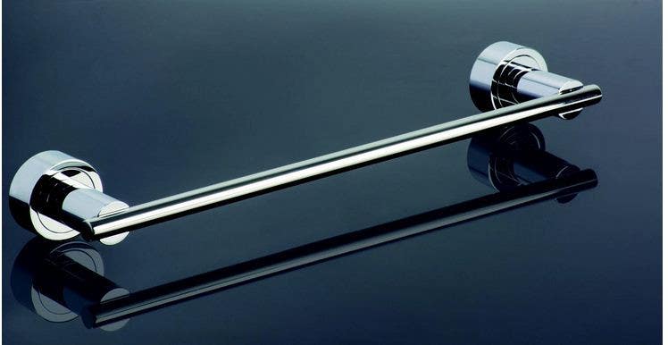 ZEN Design BA0309.694 Anello Towel Bar, Single, 22 1/2" W x 2" H, Finish-Chrome