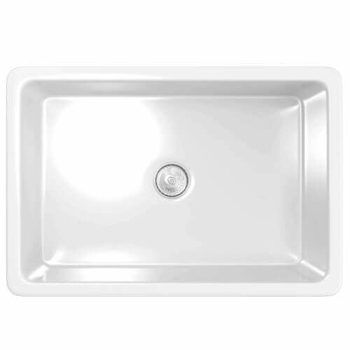 Fine Fixtures FC3018SA Savoie Fireclay Kitchen Sinks in White - 28"