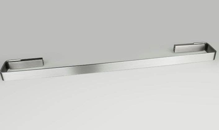 ZEN Design BA013 Spirit Towel Bar, 1" H, Finish-Brushed Nickel