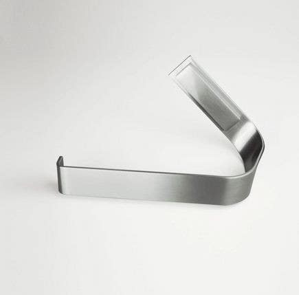 ZEN Design PR0012.916 Paper Toilet Paper Holder, 6 3/4" W x 4" H, Finish-Brushed Nickel