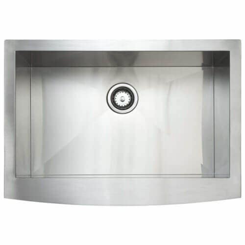 Fine Fixtures S80 Single Bowl Apron Stainless Steel Sink