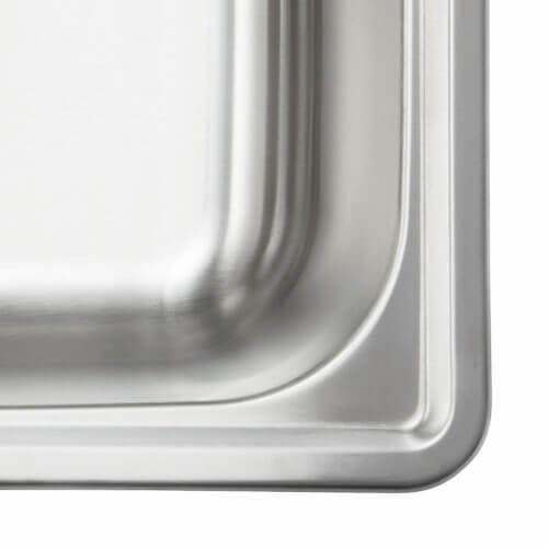 Fine Fixtures S201S Single Bowl Top Mount Stainless Steel Sink - 15" x 15"