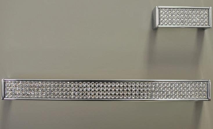 ZEN Design ZP195 Laminatto Diamond Cabinet Pull, Finish-Chrome Diamond