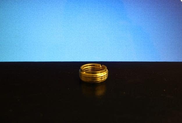 Chatham Brass  3412 Brass Spout-Chrome Plated, 3/4" x 1/2" Brass, Dry Seal Face Bushing