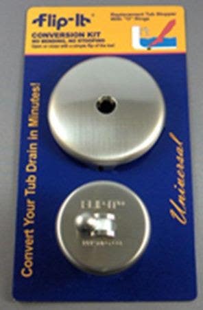 Chatham Brass 90-325 PVD Polished Nickel, Conversion Kit with Fit-All Overflow Plate Assembly