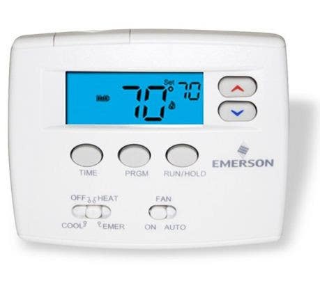 Chatham Brass 1F82-261 Heat Pump Model 2 Stage Heat/ 1 Stage Cool, Non-Programmable, Digital Thermostat