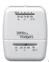 Chatham Brass 1C20-101 24 Volt. Verical Heat Only 50°-90°, Economy Mechanical Thermostat