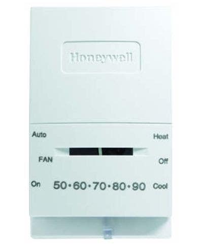 Chatham Brass T834N1002 Heat/Cool, Temperature Range 50° - 90°, Honeywell Low Voltage Controls, White