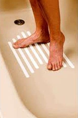 Chatham Brass 3620 White Non-Slip, Display Pack - 6 Strips Resilient, Mildew Resistant, Universal Flat Flange- Type FTG