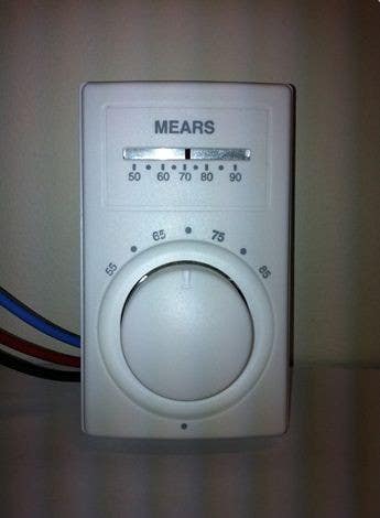 Chatham Brass M600C25 Line Voltage Thermostat, Heavy Duty Heat or Cool, SPDT, Temperature Range 55-85 Degrees, White