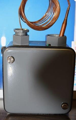 Chatham Brass M19RT Line Voltage Thermostat, Rain Proof Enclosure, Single Pole Double Throw, Heating, Cooling, and Ventilating