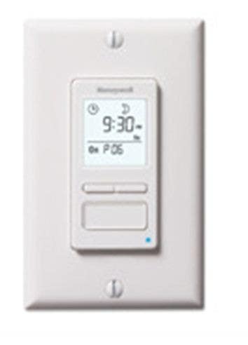 Chatham Brass PLS550A1006 White, Programmable Wall Switch Timer, Max 40W Min., for lights only, Single Pole